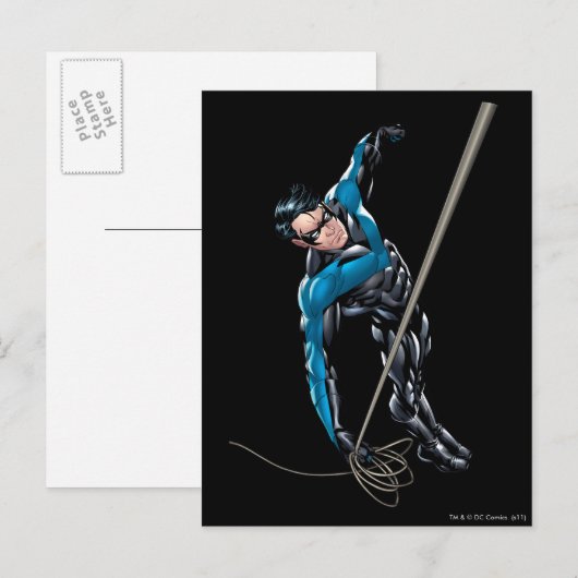 Nachthemd mit Seil Postkarte (Vorne/Hinten)