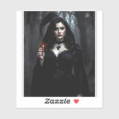 Nachthexe Aufkleber (Blatt)