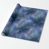 Nachthimmel Bewölkungspapier Geschenkpapier (Ungerollt)