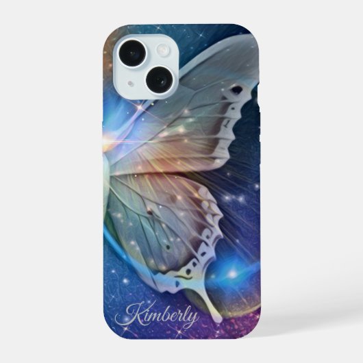 Nachthimmel iPhone 15 hülle (Rückseite)