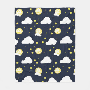 Nachthimmel-Muster Fleecedecke