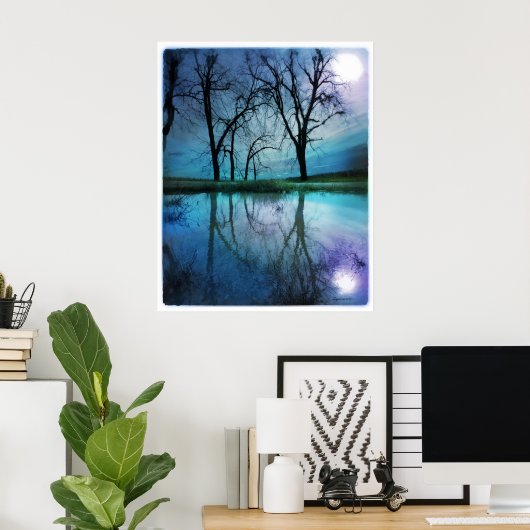 Nachthimmel, Poster (Heimbüro)