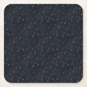 Nachthimmel Rechteckiger Pappuntersetzer