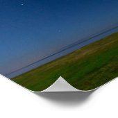 Nachthimmel, St. Ignace, Michigan Poster (Ecke)