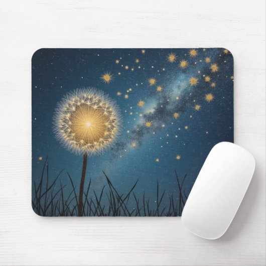 Nachthimmel und Lüster Mousepad (Mit Mouse)