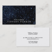 Nachthimmel Visitenkarte (Vorne/Hinten)