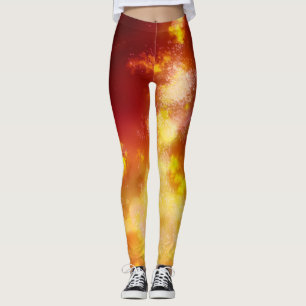 Nachthimmelflammenleggings Leggings