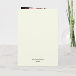 "Nachthorchester" gefaltete Grußkarte Karte