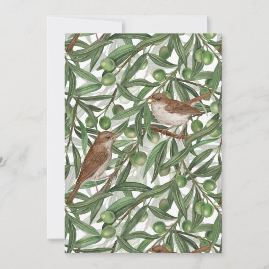 Nachtigales im Olivenbaum (Vorderseite)