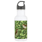 Nachtigales im Olivenbaum 2 Edelstahlflasche (Vorderseite)