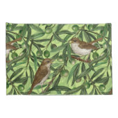 Nachtigales im Olivenbaum 2 Kissenbezug (Rückseite-Rechts)