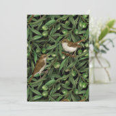 Nachtigales im Olivenbaum 3 (Stehend Vorderseite)