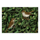 Nachtigales im Olivenbaum 3 (Vorderseite (Horizontal))