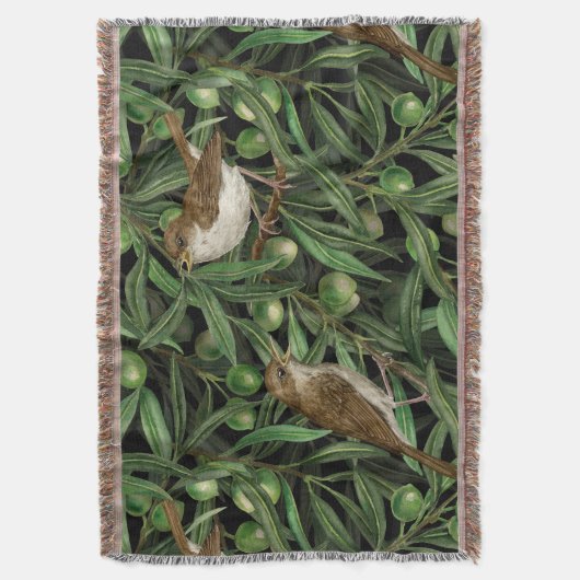 Nachtigales im Olivenbaum 3 Decke (Vorderseite Vertikal)