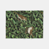 Nachtigales im Olivenbaum 3 Fleecedecke (Vorderseite (Horizontal))