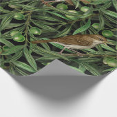 Nachtigales im Olivenbaum 3 Geschenkpapier (Ecke)