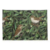 Nachtigales im Olivenbaum 3 Kissenbezug (Rückseite-Rechts)