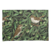 Nachtigales im Olivenbaum 3 Kissenbezug (Vorderseite-Rechts)