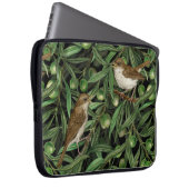 Nachtigales im Olivenbaum 3 Laptopschutzhülle (Vorne Rechts)