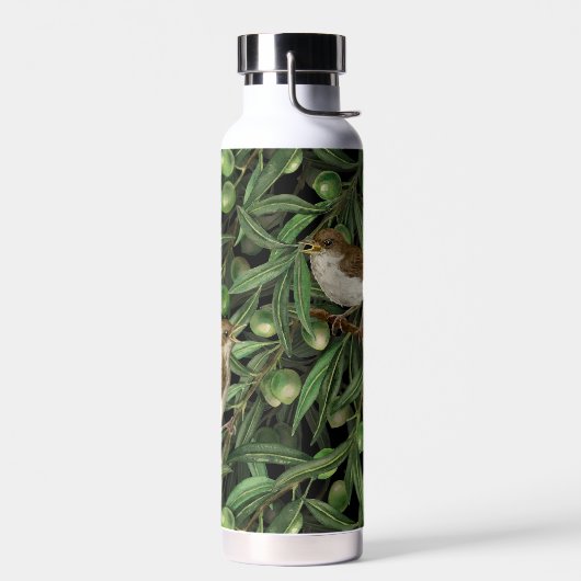 Nachtigales im Olivenbaum 3 Trinkflasche (Links)