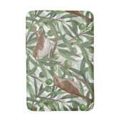 Nachtigales im Olivenbaum Badematte (Vorderseite Vertikal)