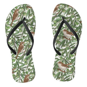 Nachtigales im Olivenbaum Badesandalen