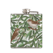 Nachtigales im Olivenbaum Flachmann (Rückseite)