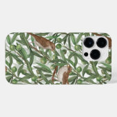 Nachtigales im Olivenbaum iPhone Hülle (Rückseite (Horizontal))