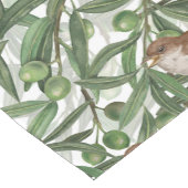 Nachtigales im Olivenbaum Kurzer Tischläufer (Ecke)