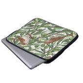 Nachtigales im Olivenbaum Laptopschutzhülle (Vorne Knopf)