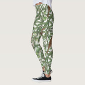 Nachtigales im Olivenbaum Leggings (Links)
