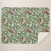 Nachtigales im Olivenbaum Sherpadecke (Vorderseite (Horizontal))