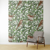 Nachtigales im Olivenbaum Wandteppich (Beispiel)