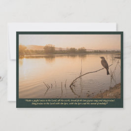 Nachtigall bei Morgendämmerung—Psalm 98:4–5 Biblis Einladung