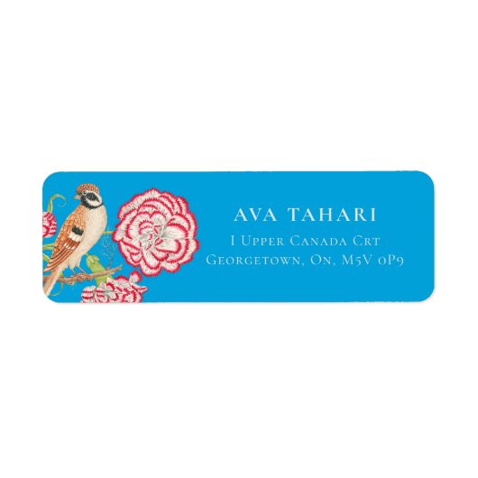 Nachtigall & Blume - Anpassbare Beschriftung (Vorne)