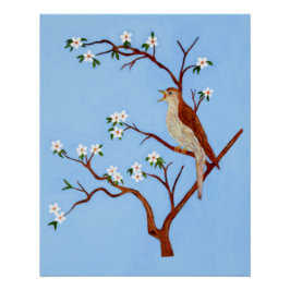 Nachtigall Glossy Finish Poster