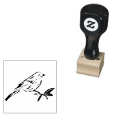 Nachtigall gummistempel (Stempel)