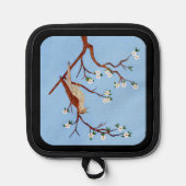 Nachtigall Topflappen (Vorderseite)