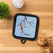 Nachtigall Topflappen (Oben Unten)