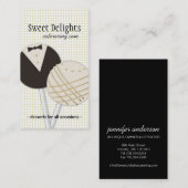 Nachtisch-Catering-Geschäfts-Karten Visitenkarte (Vorne/Hinten)