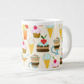 Nachtisch Jumbo-Tasse (Vorderseite Rechts)