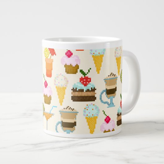 Nachtisch Jumbo-Tasse (Vorderseite Rechts)