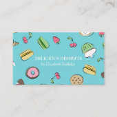 Nachtisch kritzelt | Bäckerei Visitenkarte (Vorderseite)
