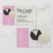 Nachtisch-Lebensmittellieferant-Visitenkarten Visitenkarte (Vorne/Hinten)