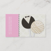 Nachtisch-Lebensmittellieferant-Visitenkarten Visitenkarte (Rückseite)
