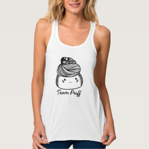 Nachtisch-T-Shirt tragbarer Entwürfe Windbeutel Tank Top