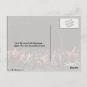 Nachtjagd durch Paolo Uccello Postkarte (Rückseite)