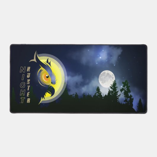 Nachtjäger | Desk Mat Schreibtischunterlage (Vorderseite)