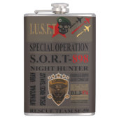 Nachtjäger Flachmann (Vorderseite)