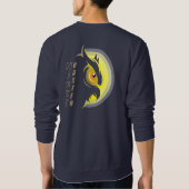 Nachtjäger | Männerpullover Sweatshirt (Rückseite)